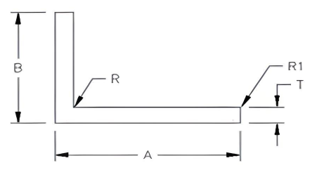 Angle - Architectural Angle Unequal Leg